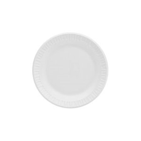 DART Dart 6PWCR CPC 6 in. Plate Foam Unlaminated Plastic Dinnerware; White - Case of 1000 6PWCR  CPC